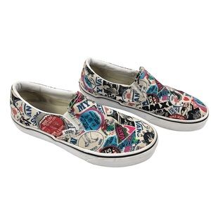 Vans Classic Slip on Mashup Sticker Bomb